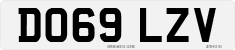 License plate of the United Kingdom, 2001 year system