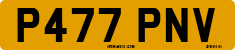 License plate of the United Kingdom, 1983 year system