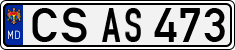 License plate of Moldova, Cars (1992)