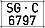 License plates of Spain, 1971 year series