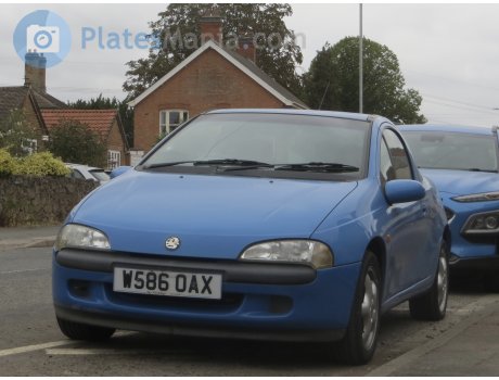 W586 OAX, Vauxhall Tigra