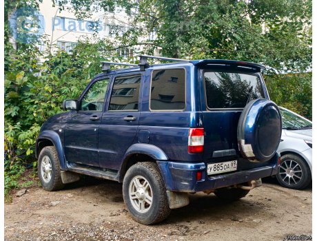 у885оа69, UAZ 3164 Patriot Sport