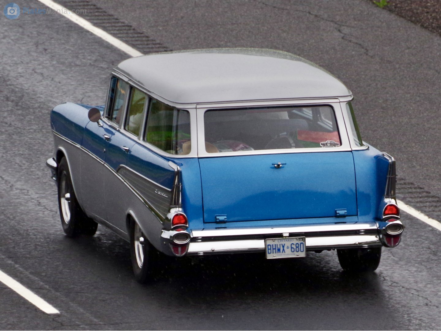 BHWX-680, Chevrolet 210 2nd gen 1957 5-door Station Wagon (2119-1062; A-body), 2nd facelift, 1956–1957