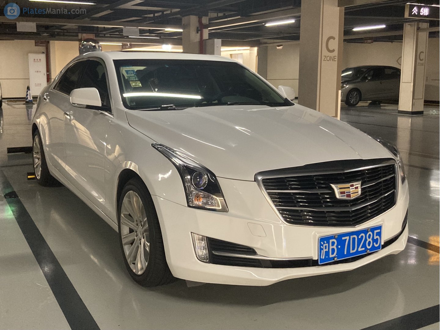 沪B·7D285, Cadillac ATS 1st gen ATS-L (Alpha; CN-market), facelift, 2014–2019