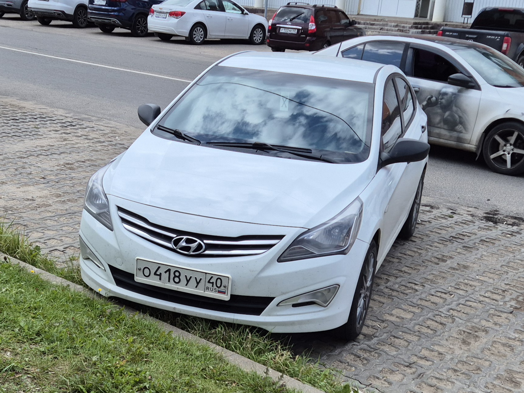 о 418 уу 40, Hyundai Solaris 1st gen Sedan (RB), facelift, 2014–2017
