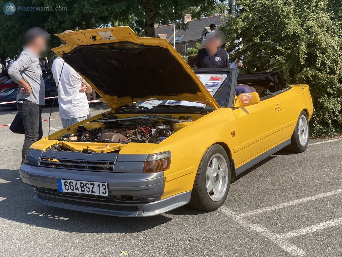 664 BSZ 13, Toyota Celica 4th gen Convertible (T160), 1985–1989