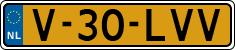 License plate of the Netherlands, Light Commercial Vehicles (1994 system)