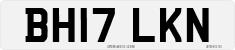 License plate of the United Kingdom, 2001 year system