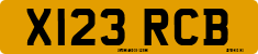 License plate of the United Kingdom, 1983 year system