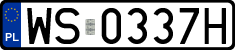 License plates of Poland, Regular car plates