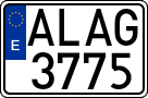 License plates of Spain, 1971 year series