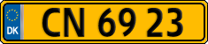License plate of Denmark, Commercial vehicles