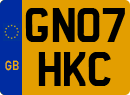 License plate of the United Kingdom, 2001 year system