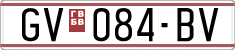 License plate of North Macedonia, Regular plates (1993)
