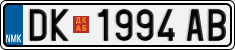 License plate of North Macedonia, Regular plates (2012)