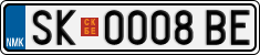 License plate of North Macedonia, Regular plates (2012)