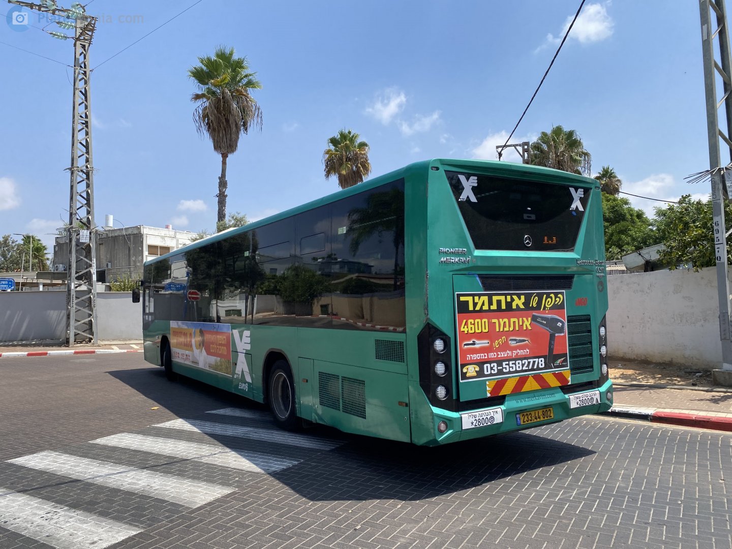 233-44-802, Merkavim Pioneer 3465 Pioneer (Mercedes-Benz OC500LE)