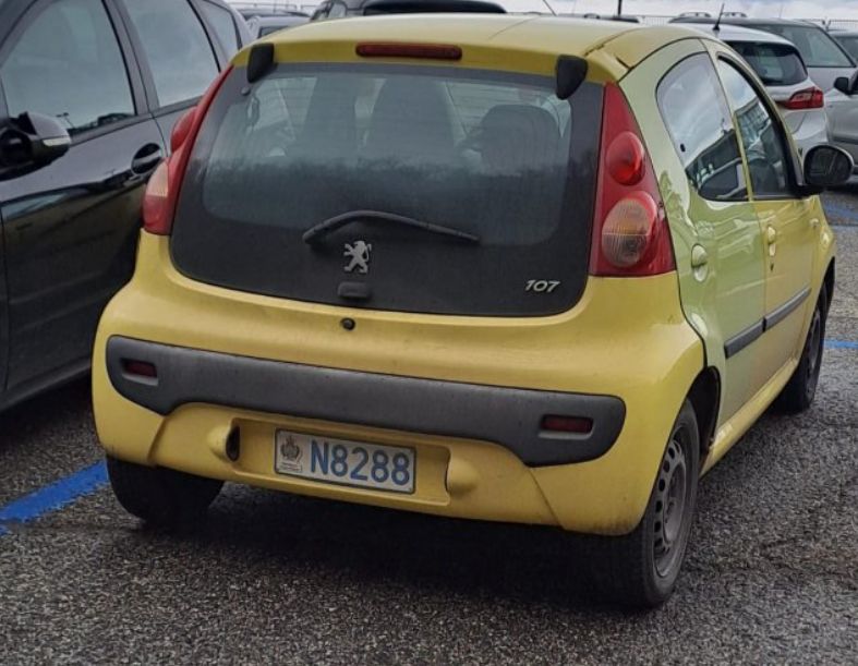 N8288, Peugeot 107 1st gen 5-door Hatch (B0), 2005–2014