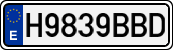 License plates of Spain, Specialty plates