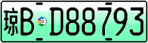 License plate of China, Electric vehicles