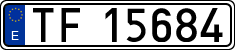 License plates of Spain, 1900 year series