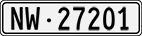 License plate of Switzerland, Cars