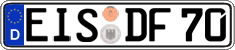 German license plate, Regular plates