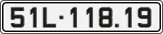 License plate of Vietnam, Cars