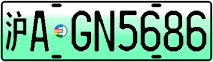 License plate of China, Electric vehicles