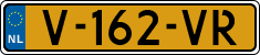 License plate of the Netherlands, Light Commercial Vehicles (1994 system)