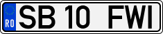 License plate of Romania, Regular plates