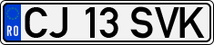 License plate of Romania, Regular plates