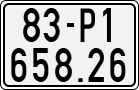 License plate of Vietnam, Motorcycles