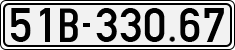 License plate of Vietnam, Cars