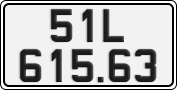 License plate of Vietnam, Cars