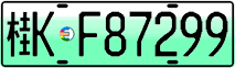 License plate of China, Electric vehicles