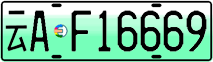 License plate of China, Electric vehicles