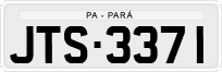 License plate of Brazil, Private owners (1990)