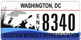 District of Columbia, Specialty plates (1234)