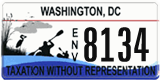 District of Columbia, Specialty plates (1234)