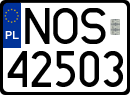 License plates of Poland, Regular car plates