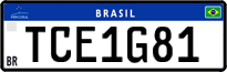 License plate of Brazil, Private owners (Mercosul)