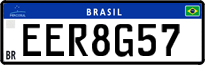 License plate of Brazil, Private owners (Mercosul)