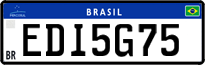License plate of Brazil, Private owners (Mercosul)