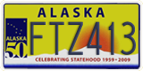 Alaska, Specialty plates (ABC123)