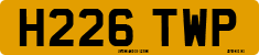 License plate of the United Kingdom, 1983 year system