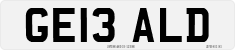 License plate of the United Kingdom, 2001 year system