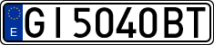 License plates of Spain, 1971 year series