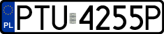 License plates of Poland, Regular car plates