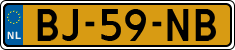 License plate of the Netherlands, Commercial Vehicles (1951-1994 system)